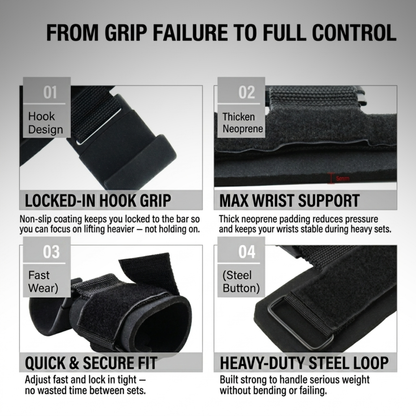 Heavy Lifting Hook Grips